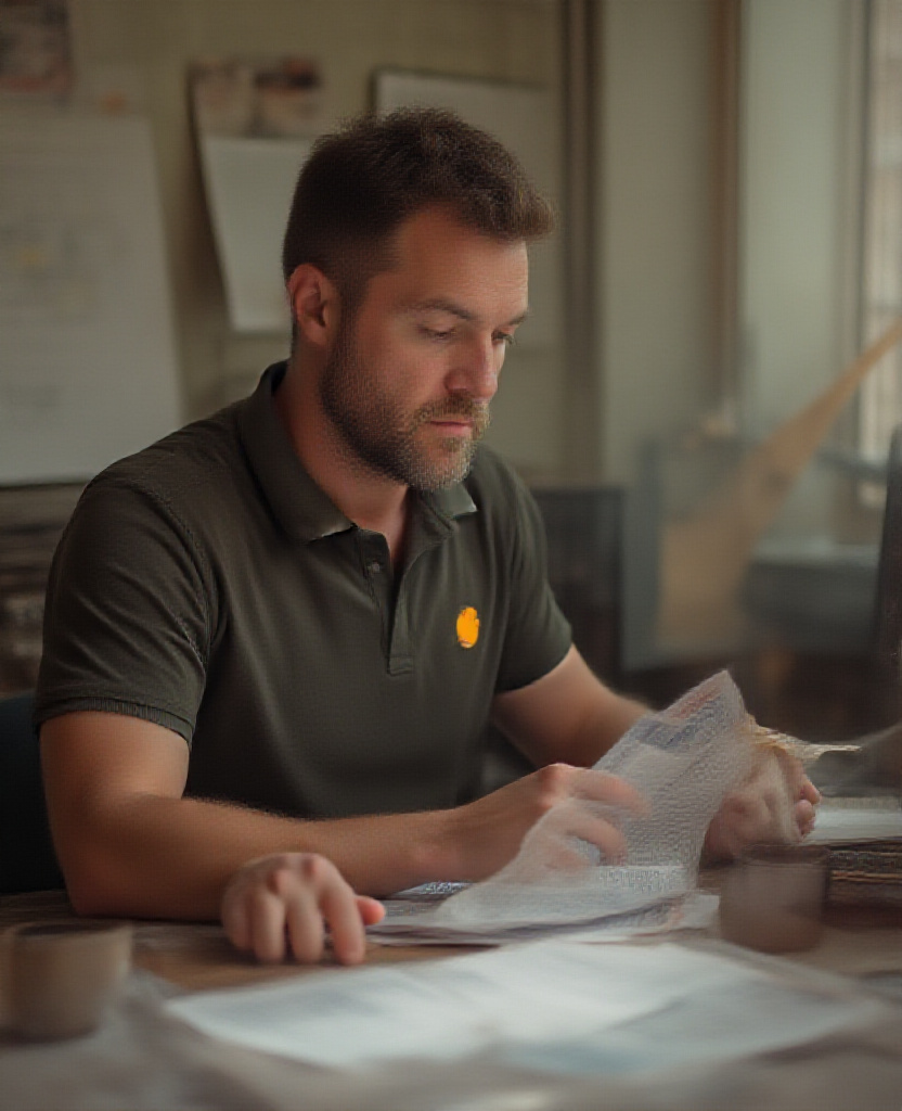 operator reviewing marketing options