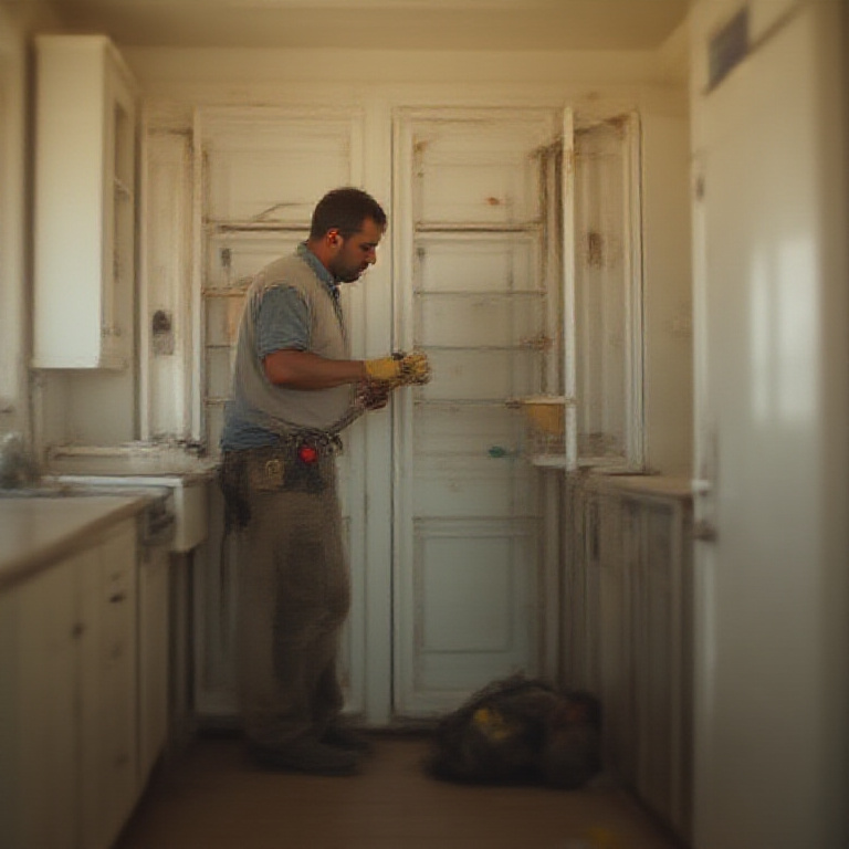 Appliance Repair operator at work
