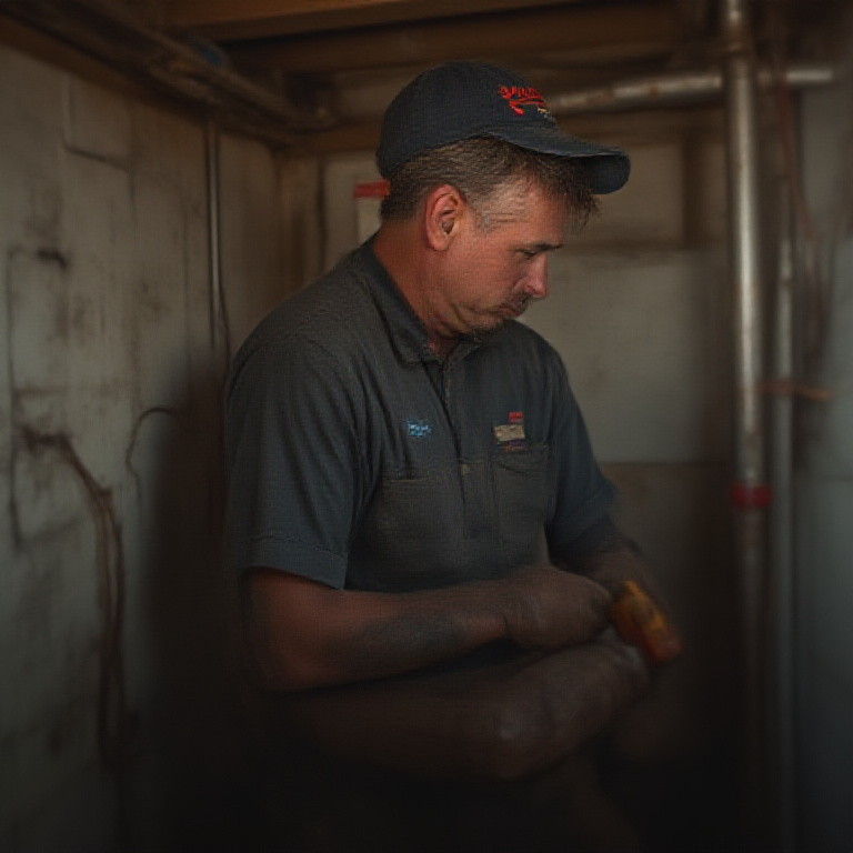 Water Treatment operator at work